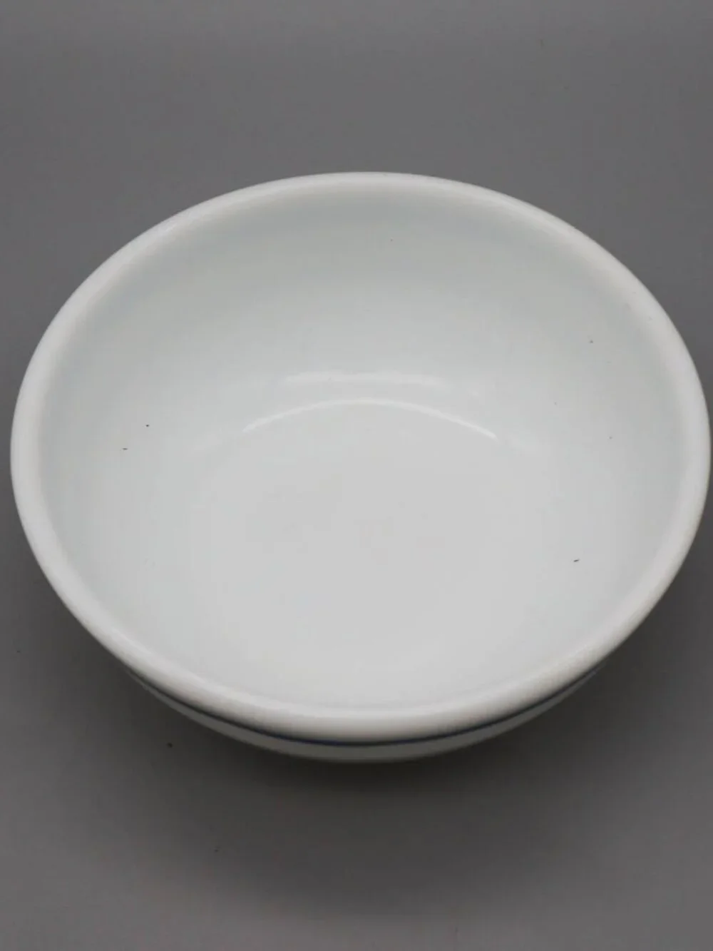 Vintage Pyrex Tableware by Corning Small Turquoise Striped Bowl 5 1/2
